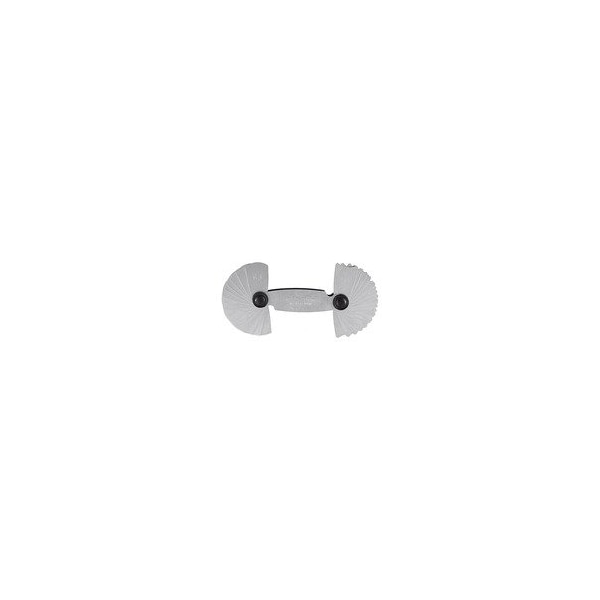 Radius Gauge Set, 1-7 mm, 17 Leaves